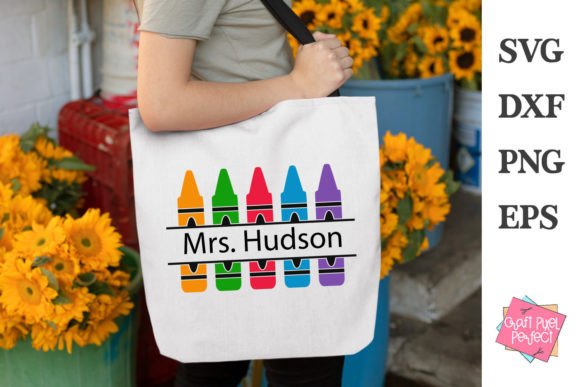 Download Crayons Split Monogram Frame Svg, School - Monogram Collection