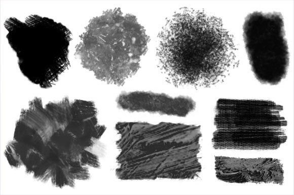 Download 8 Oil Paint Brushes for Digital Painting - Paint Collection
