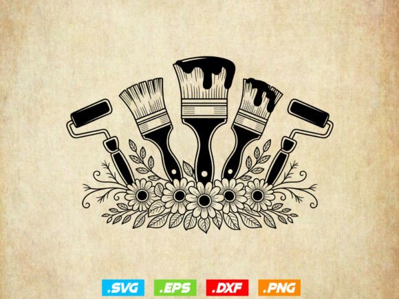 Download Paint Brushes Svg,Painting Tools Clipart - Paint Collection