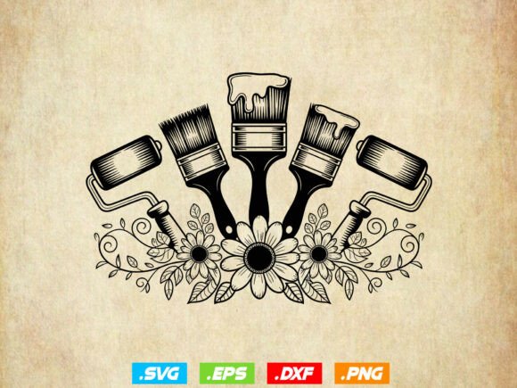 Download Paint Brushes Svg,Painting Tools Clipart - Paint Collection