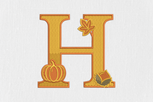 Download Letter H Autumn Monogram - Monogram Collection