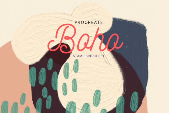 Download Boho Oil Paint ProCreate Brush Set - Paint Collection